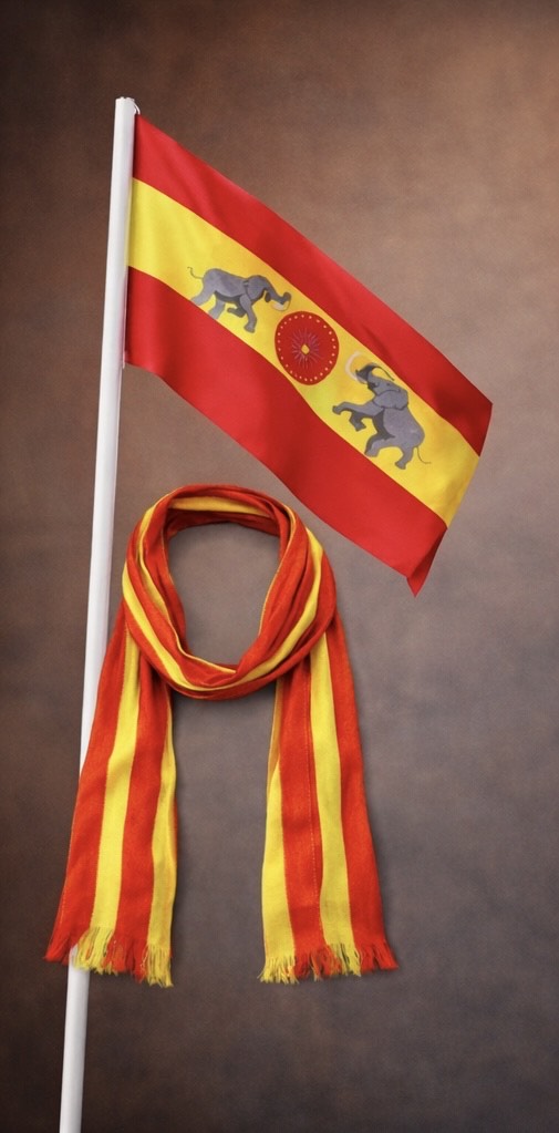 TVK Pride Set – Flag & Scarf ($20 Each | $35 Combo)